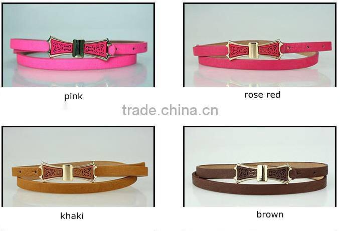 MOQ 1pc high quality shinny 14 different colors beautiful metal buckle cheap price belt for women belt cummerbund