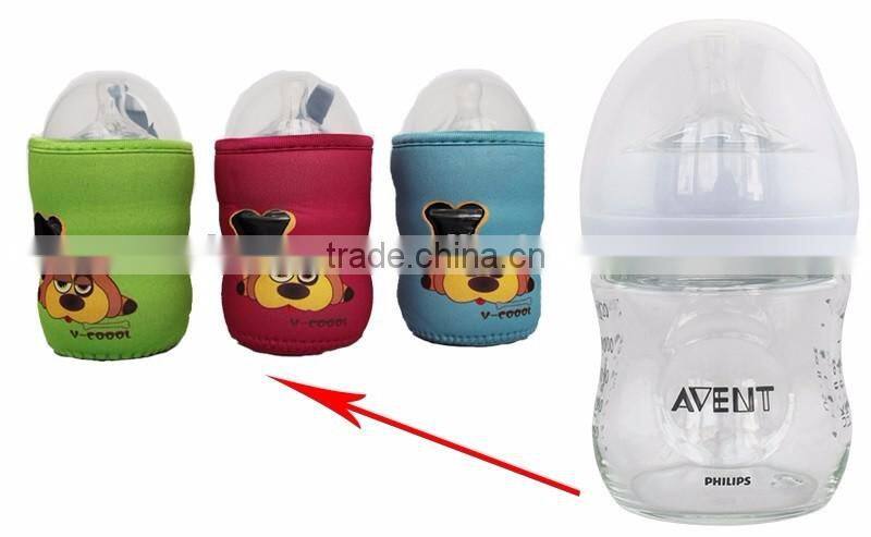 baby milk bottle warmer/baby bottle sleeve/nursing bottle neoprene sleeve