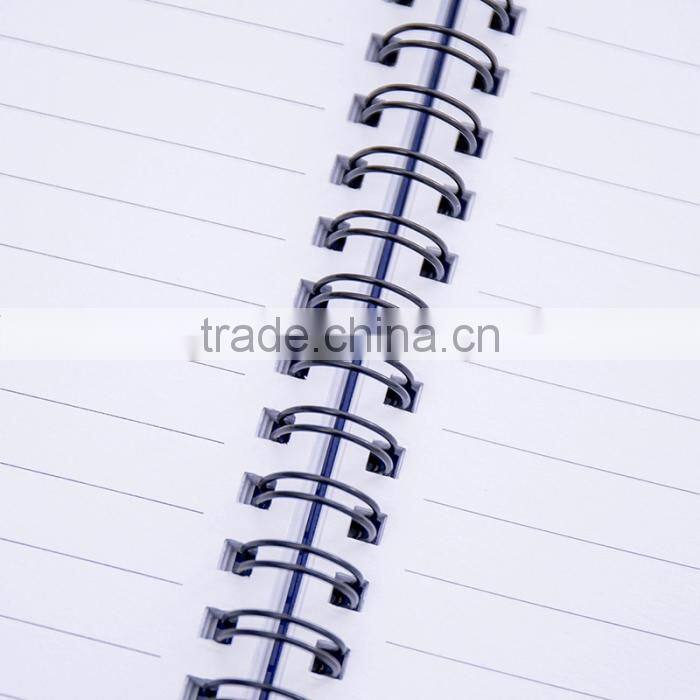 2017 PP cover spiral binding notebook /diary planner cheap student notebook