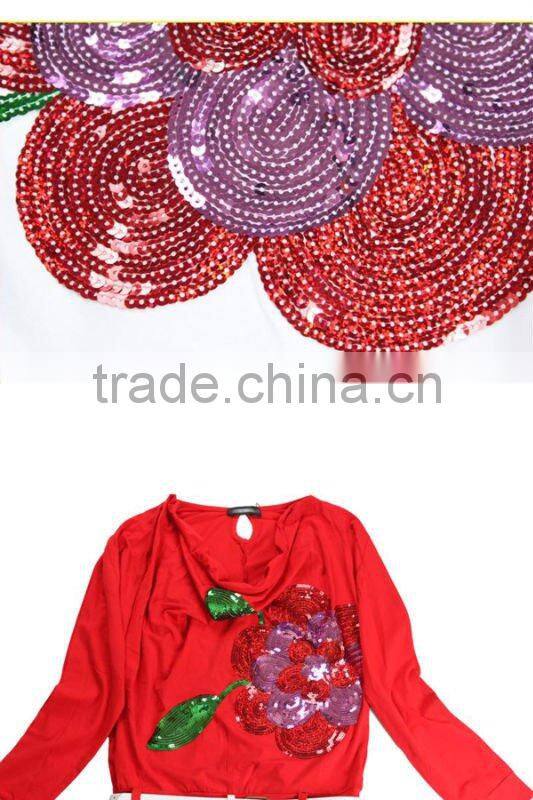 Embroidered ladies' t-shirt