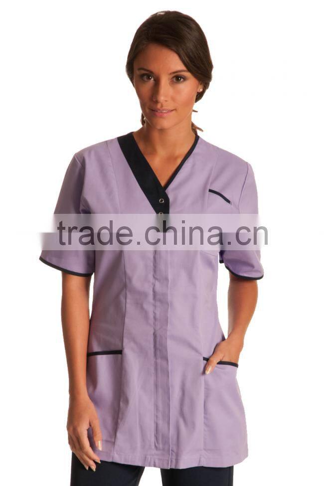 Wholesale custom made Fashionable Hospital Nursing Medical Uniform Design Comfortable cotton hospital scrubs