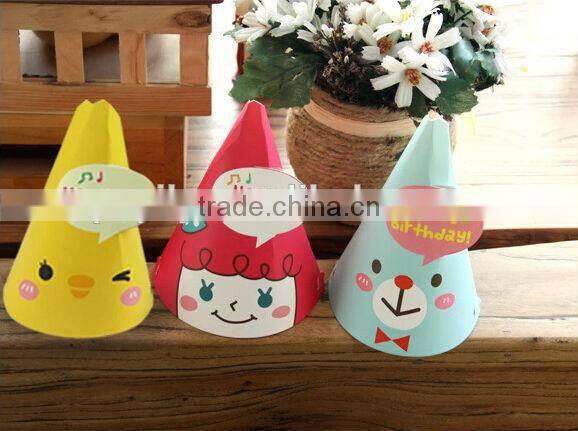 factory wholesale sale Korea lovely style paper party hat