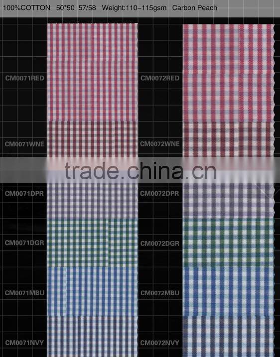 2017 Spring lastest plaid short sleeve shirt
