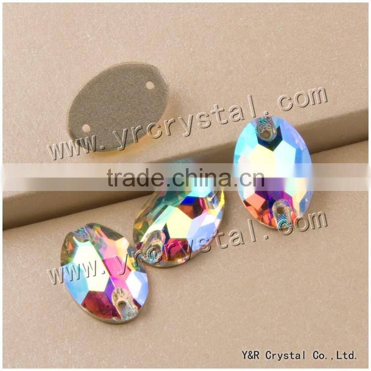 shining rhinestone stone button sew on crystal beads for wedding dress