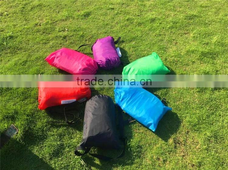 2017 Lazy bag sofa bed Outdoor Hang Out Soft Air Sleeping Bag,Fast Inflatable air lounger