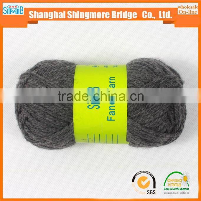 Shopping knitting wool yarn china factory best selling worsted solid dyed 100% wool roving yarn with oeko-tex quality