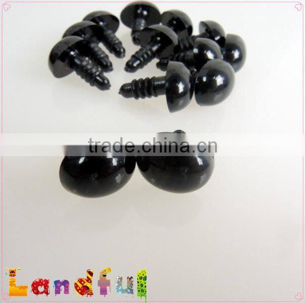 13*10mm Safety Black Oval Plastic Nose For Amigurumi Craft Animal