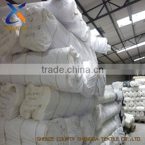 Hotel Bedding Sheet Fabric /Bleached White Hotel Fabric