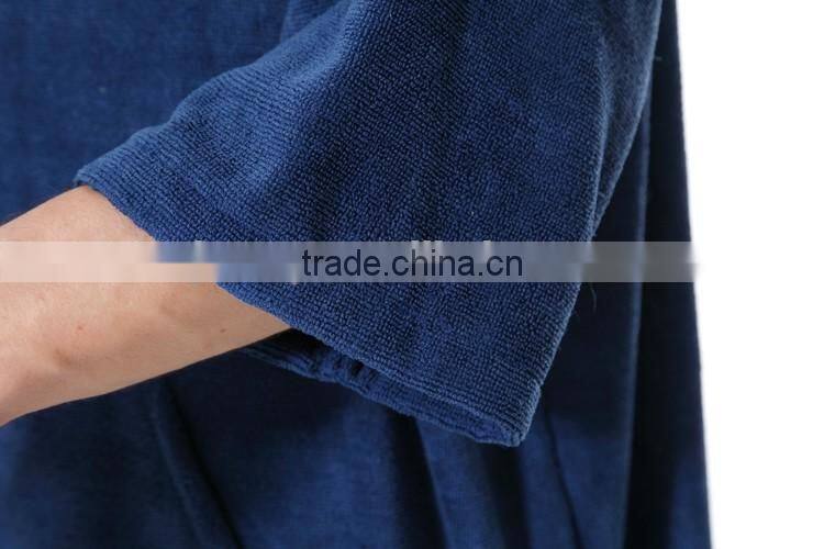 wholesale custom women hooded surf poncho towel