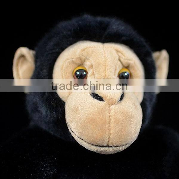 Make your own plush toy Wholesale custom chimpanzee plush wild animal plush gorilla toy
