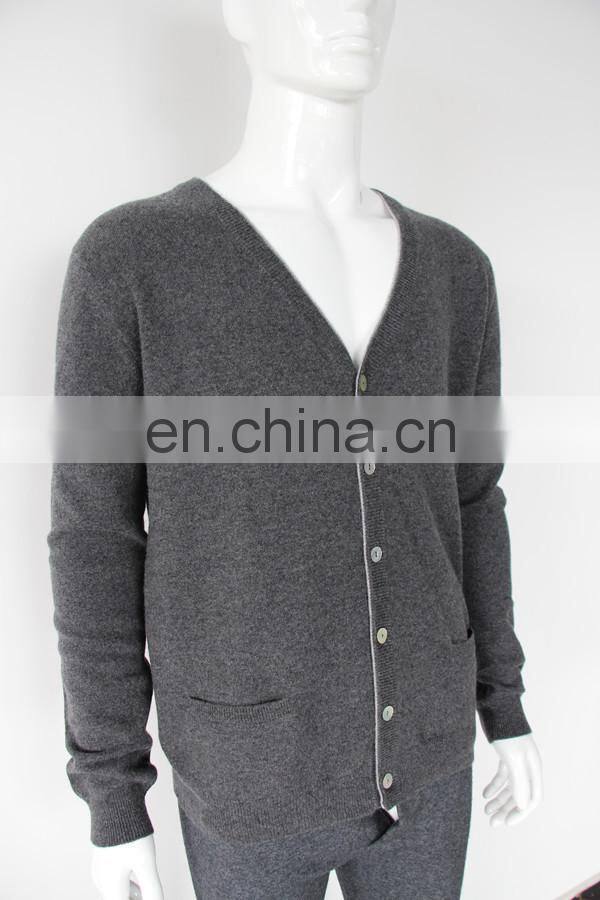 navy color plain cashmere beanie hat & scarf with raccoon fur pom pom