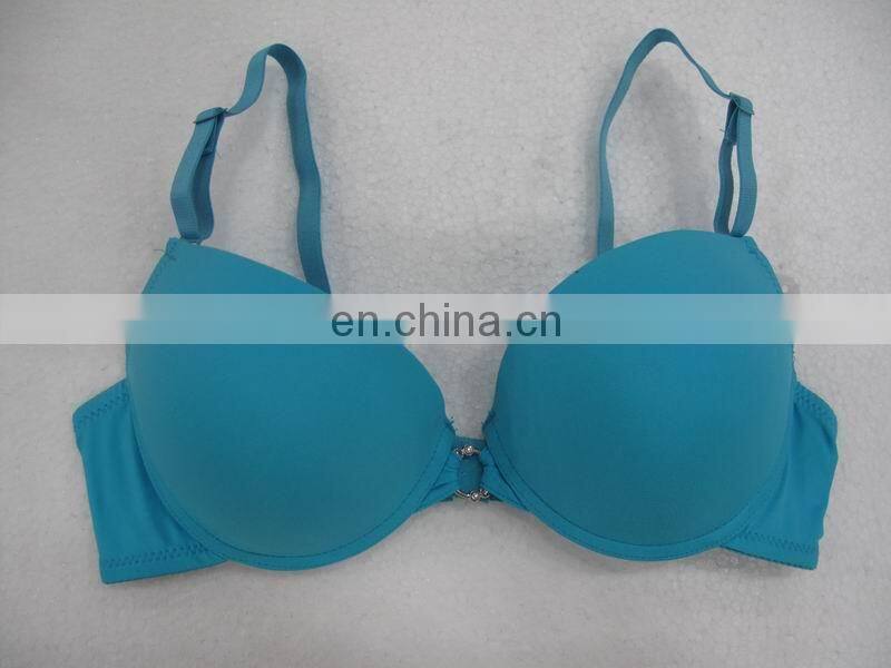 Lady's Green Blue seamless bra