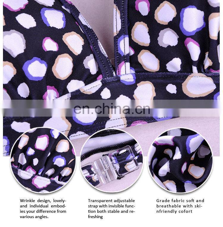 China Fashion Polyester Printed Cute Young Girl Bikini Kids Swimwear