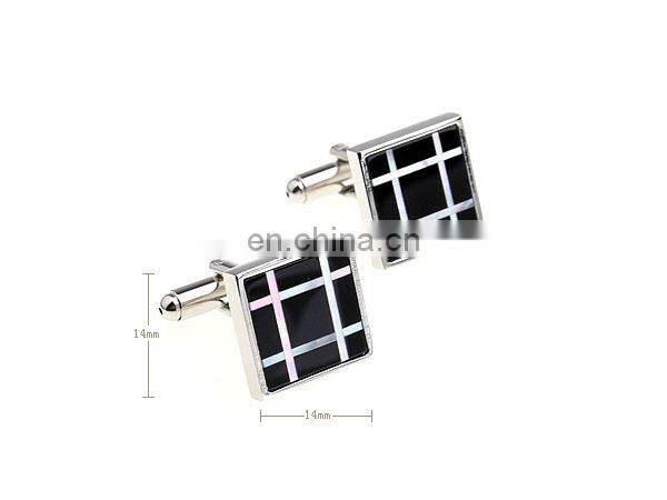 fashion men's jewelry high quality onyx cufflinks