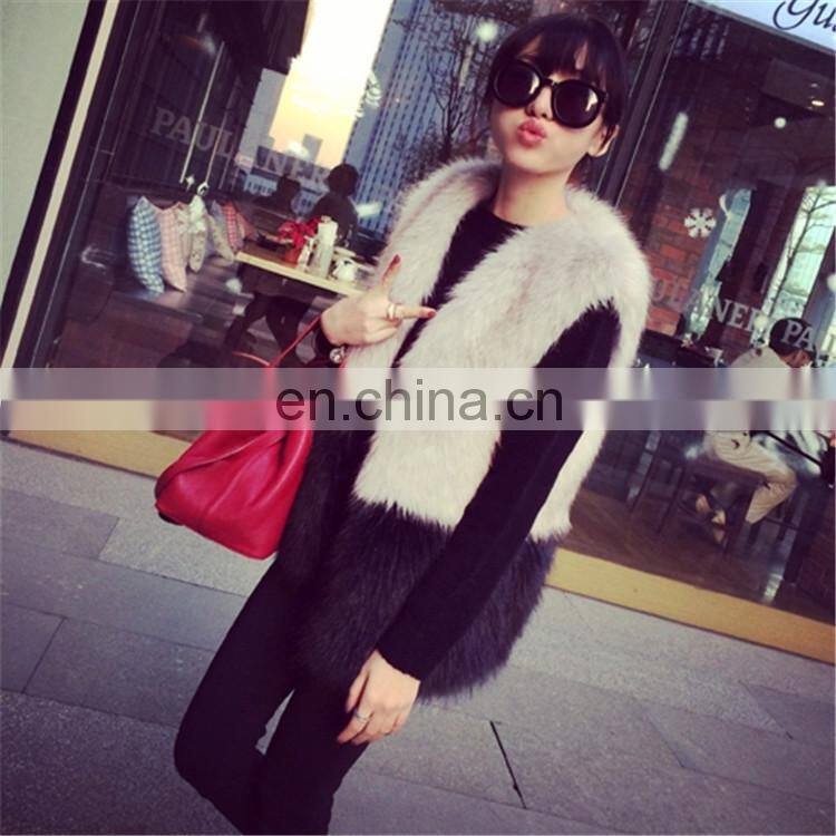 2016 Winter Top Sell Women's Gilet Fashion Luxurious Real Fur Vest