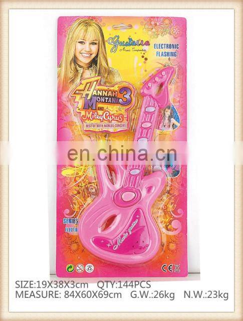 kids cartoon electric plastic toy guitar
