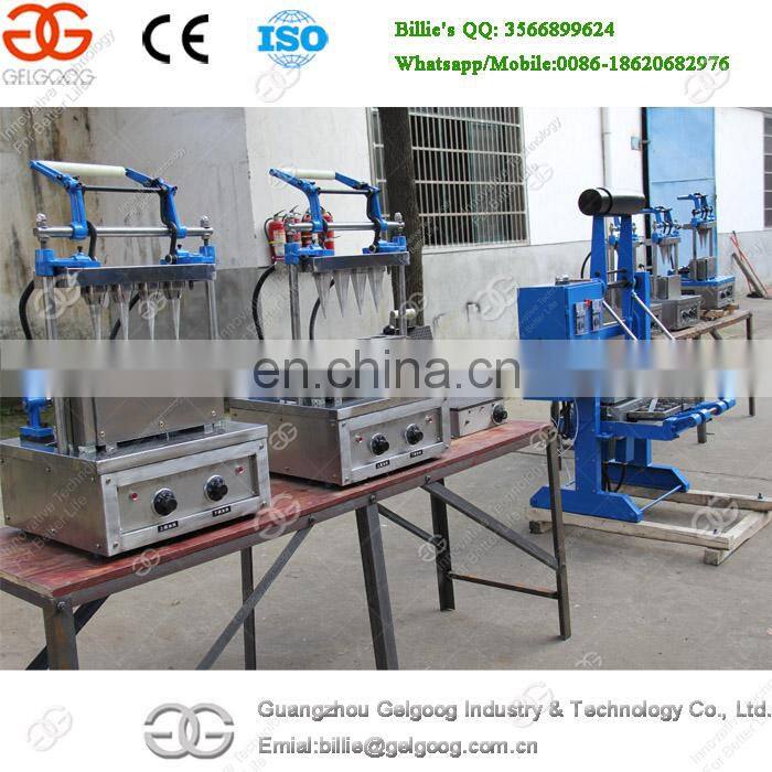 Easy Operation High Quality Pizza Wafer Cone Maker Industrial Ice Cream Cone Wafer Making Machine For Sale