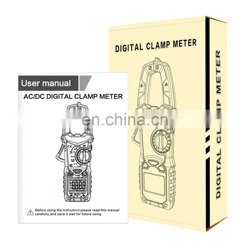 600V true RMS clamp meter NCV non-contact clamp meter double insulation