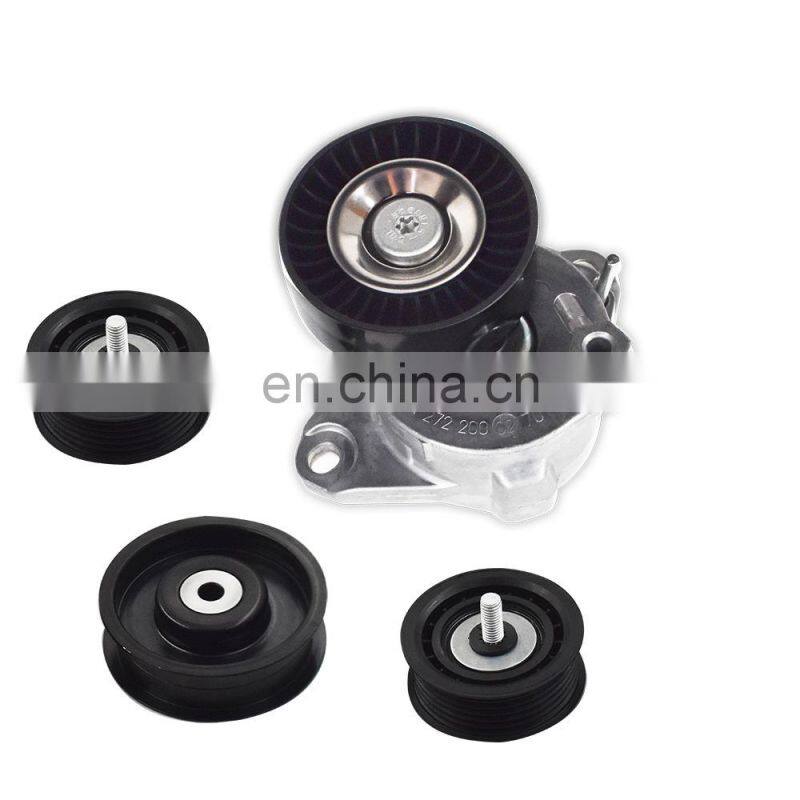 Drive Belt Tensioner +2 Idler pulleys For Mercedes Benz 2722000270
