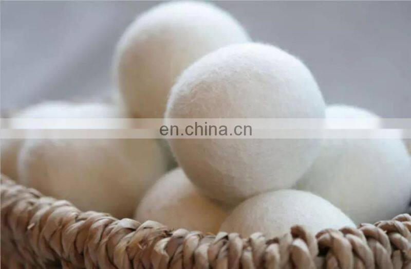 wholesale natural white wool dryer ball