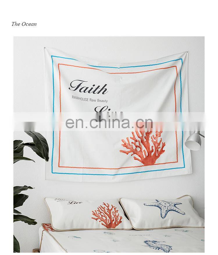 RAWHOUSE hot sale wholesale cotton canvas wall hanging wall tapestry
