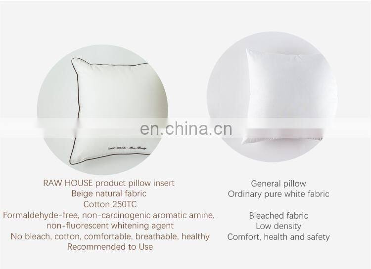 RAWHOUSE COTTON 100% 16x16 pillow insert