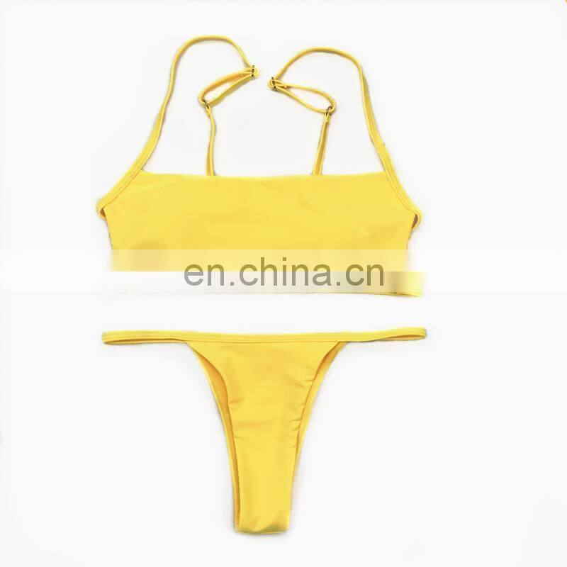 2019 New Bikini Set Women Swimwear Push Up Padded Brazilian Beachwear Biquini Swimsuit Women Bathing Suit