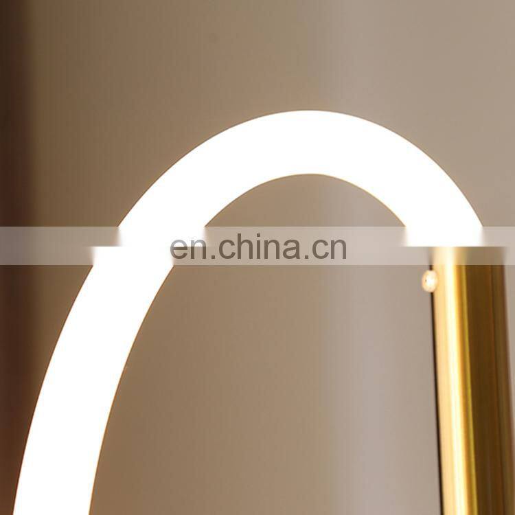 guzhen DIY metal+silicon LED tube irregular floor lamp
