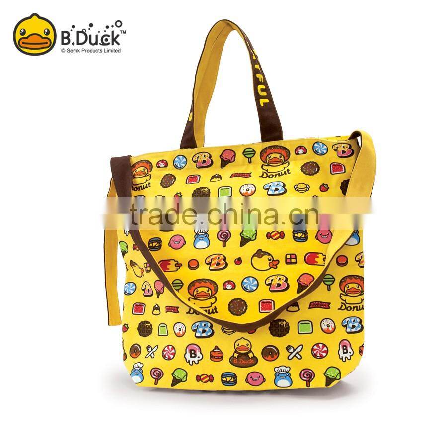 Fashion sublimation college student long strap shoulder bag for girls
