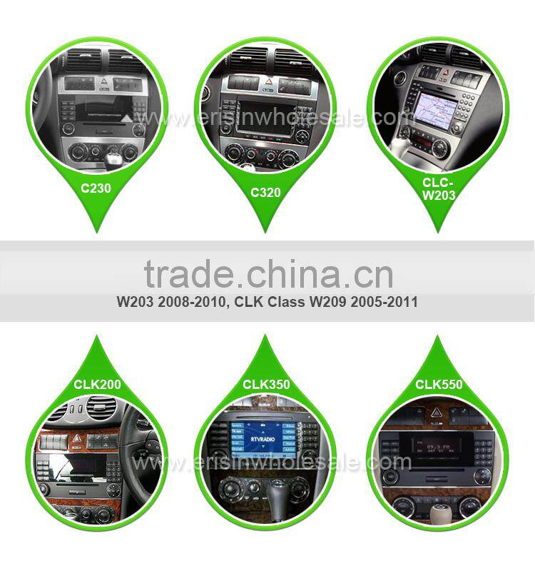 Erisin ES2508B 7" Mercedes 2 Din Car Radio with Android 4.4.4 Canbus