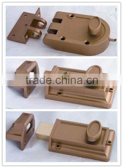 J2662 GL:Heavy Duty Zinc Alloy Jimmy Proof Brass cylinder