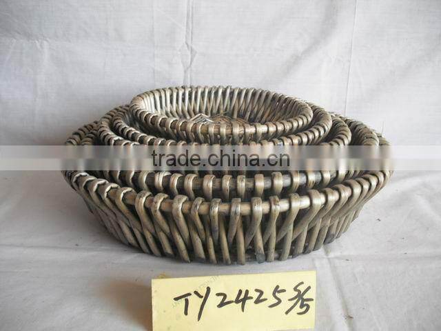 Wide Willow Storage Basketry. gifts Shou Shang