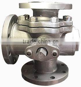 Stainless Steel 3 Way Ball Valve l type full port