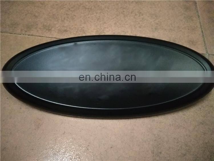 Plastic Custom Pink Black Leaf Color 227X90mm 9 Inch Car Grill Emblem Badge