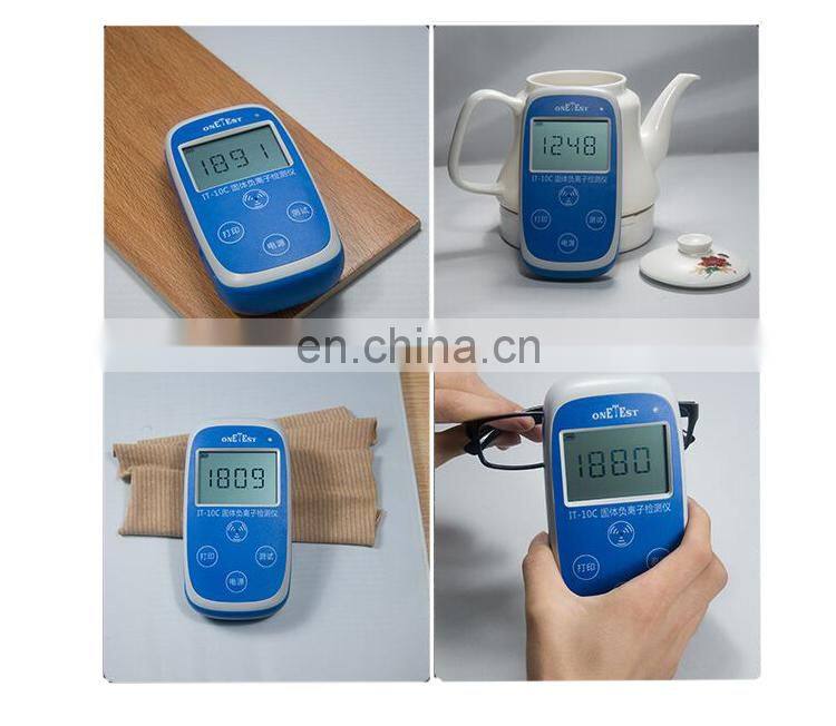 Static ion detector and Solid anion tester