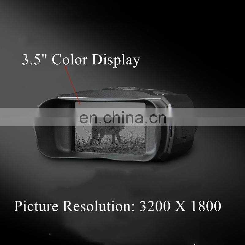 New design NV600 Pro 3.5-inch large screen infrared HD digital 500M hunting night vision binoculars