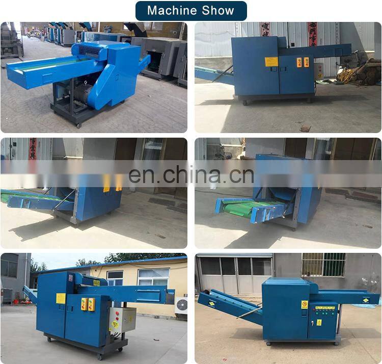 Waste Recycling Use Fiber Fabric Plastic Cutting Machine Waste Cloth Rags Cutter Shredding Machine Wool Shredder