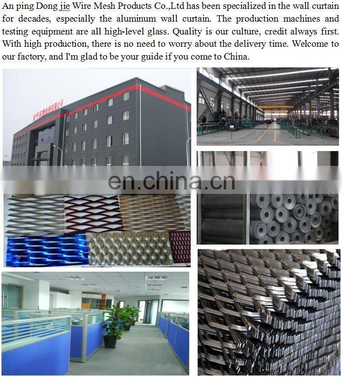 Mild Steel Expanded Metal Mesh Sheet for Building Facade Panel