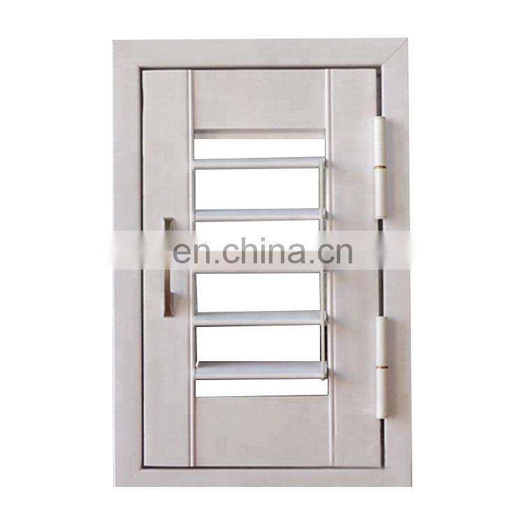 Top Quality Aluminum PVC Profile Louver Window Frames Rolling Shutter Windows Hot Sale