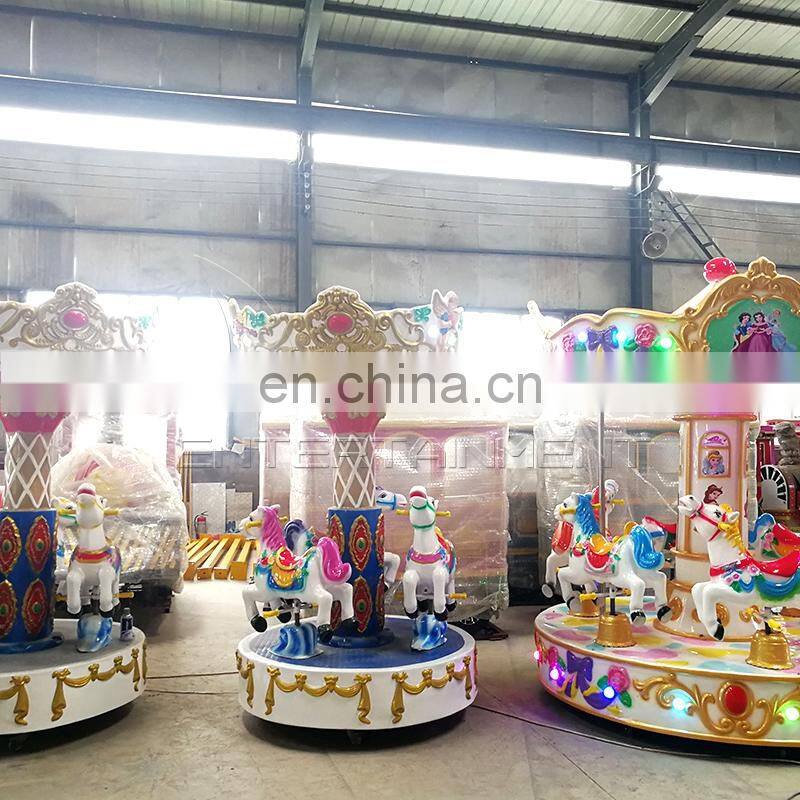 6 seats mini carousel horses