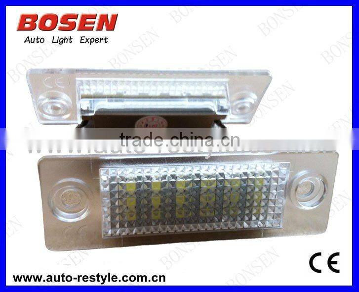 Touran LED number plate light/led license plate lamp