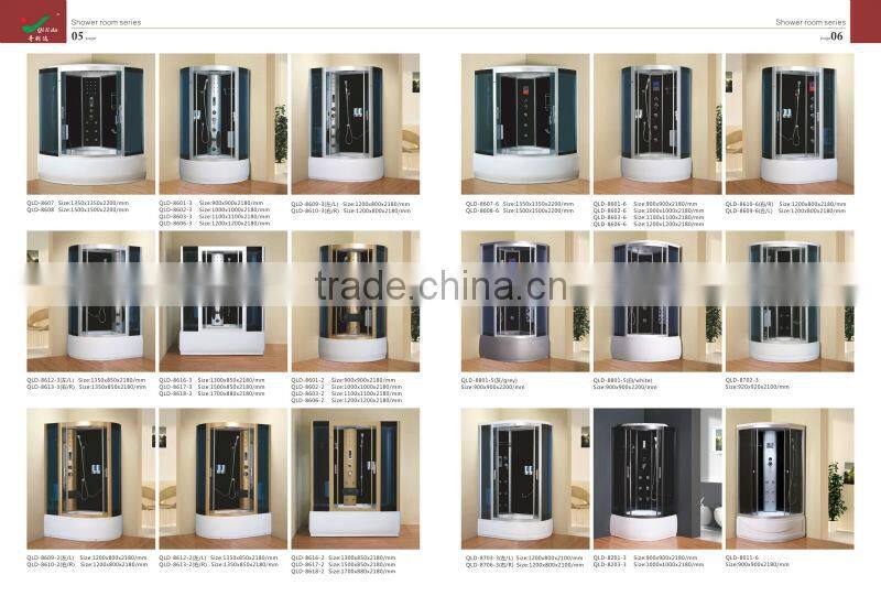 2014 classic ABS acrylic 4/5/6mm sliding shower enclosure