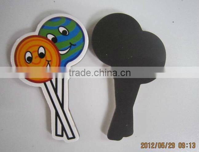 die cut custom shape fridge magnet, soft magnetic board sticker for advertising