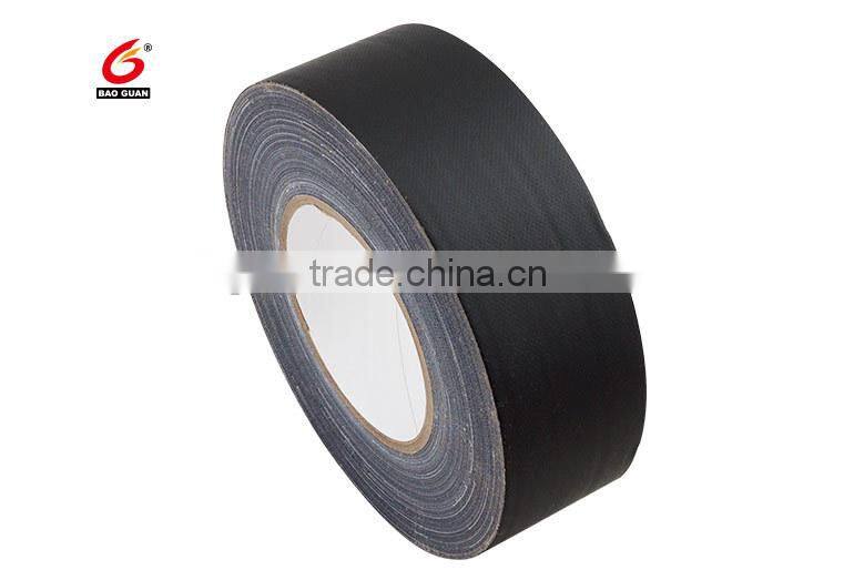 Matte Black Rubber Glue Gaffer Tape