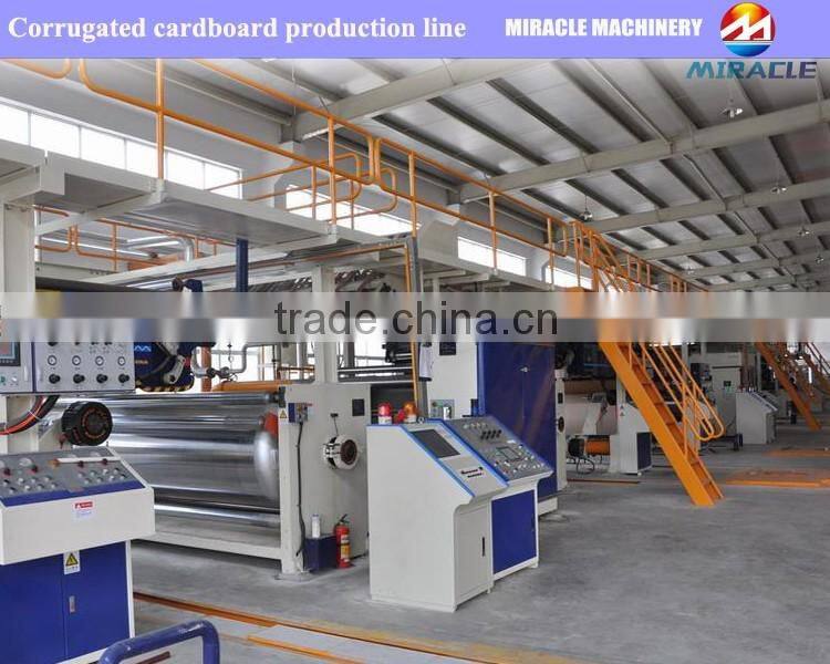 Top sale in 2016 corrugated paperboard with E flute handling machine price