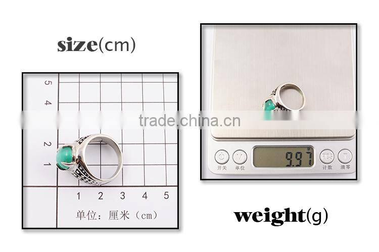 Jewelery factory guangzhou big size silver rings for men