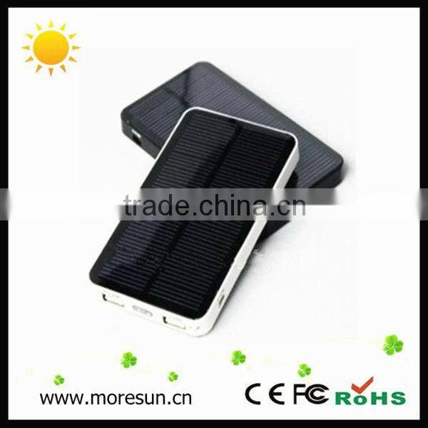 Hot selling solar charger for backpack for travel 6000mA power capacitor bank