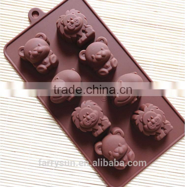 100% FDA silicone heart shape silicone chocolate molds chocolate maker Online selling silicone cake molds