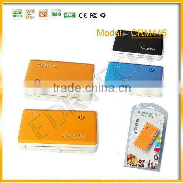New arrival Multi slot card reader with LED indicator