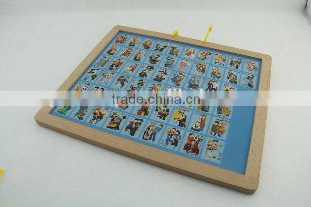 Kids wooden educational toys and map puzzles games